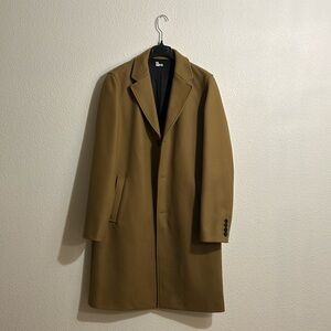 THE KOOPLES - size 50 beige/tan wool coat men’s